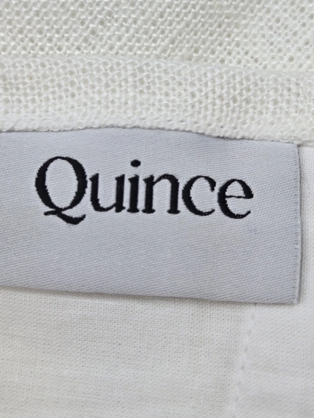 NWT QUINCE Set Of 2 48x84 Heavyweight European Linen Curtains White 0092